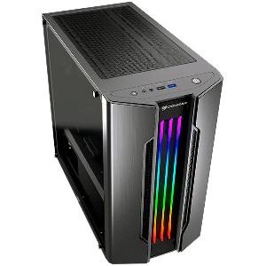 COUGAR Gemini M - Iron-gray, Mini ITX / Micro ATX Case, USB3.0x1, USB2.0 x 1, Mic x 1